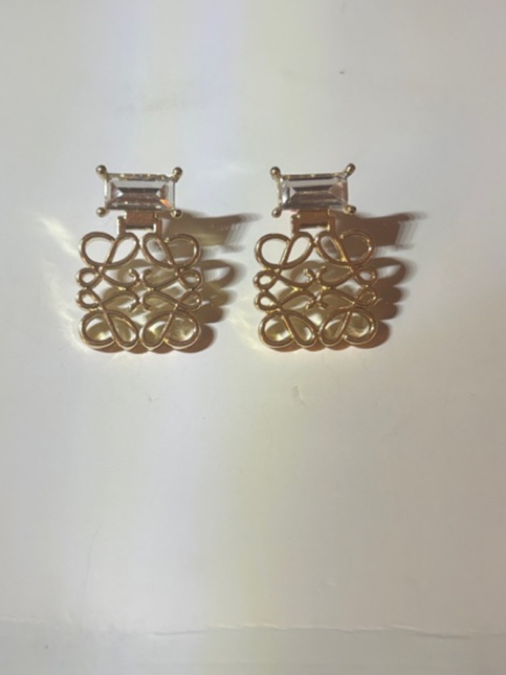 Gold Filigree Drop Earrings - Women Jewelry